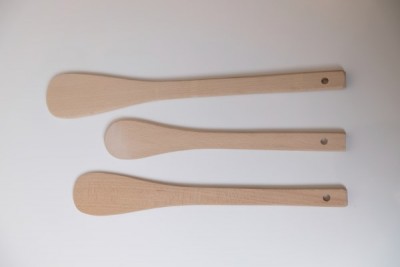 Set spatules en bois 30-35-40cm