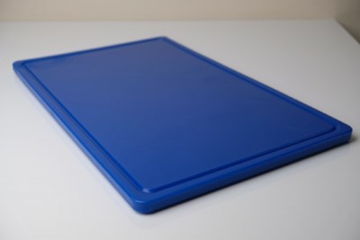 Antimicrobial plance à découper bleu HDPE L325xB265xH14mm
