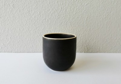 Edge Black bowl/cup D55xH60mm 90ml